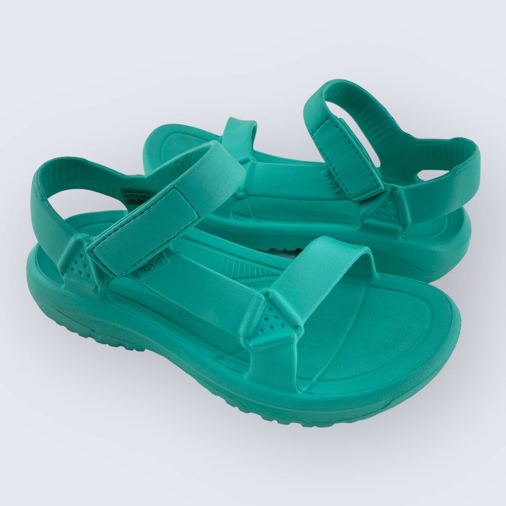 Teva Hurricane Drift Waterfall Aqua Blue Green Foam Strappy Sandal 1102390 7